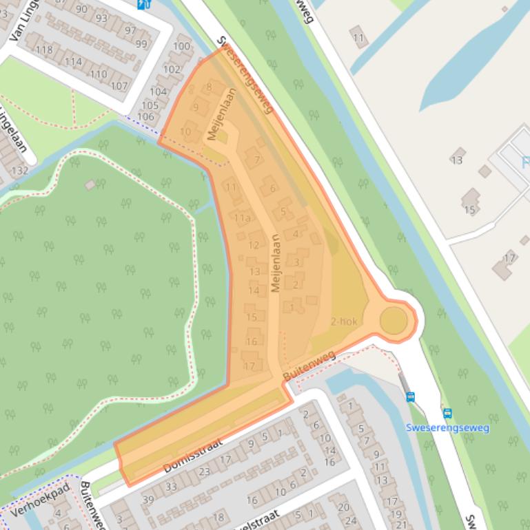 Kaart van postcodegebied 3602PC.