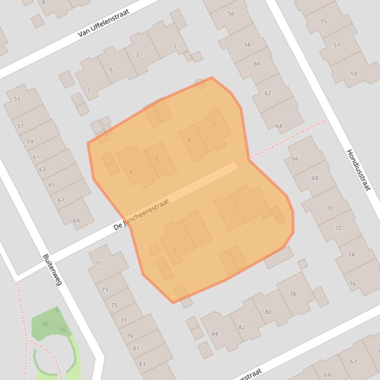 Kaart van postcodegebied 3602PR.