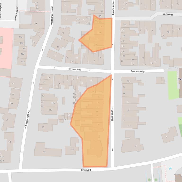 Kaart van postcodegebied 3603AK.