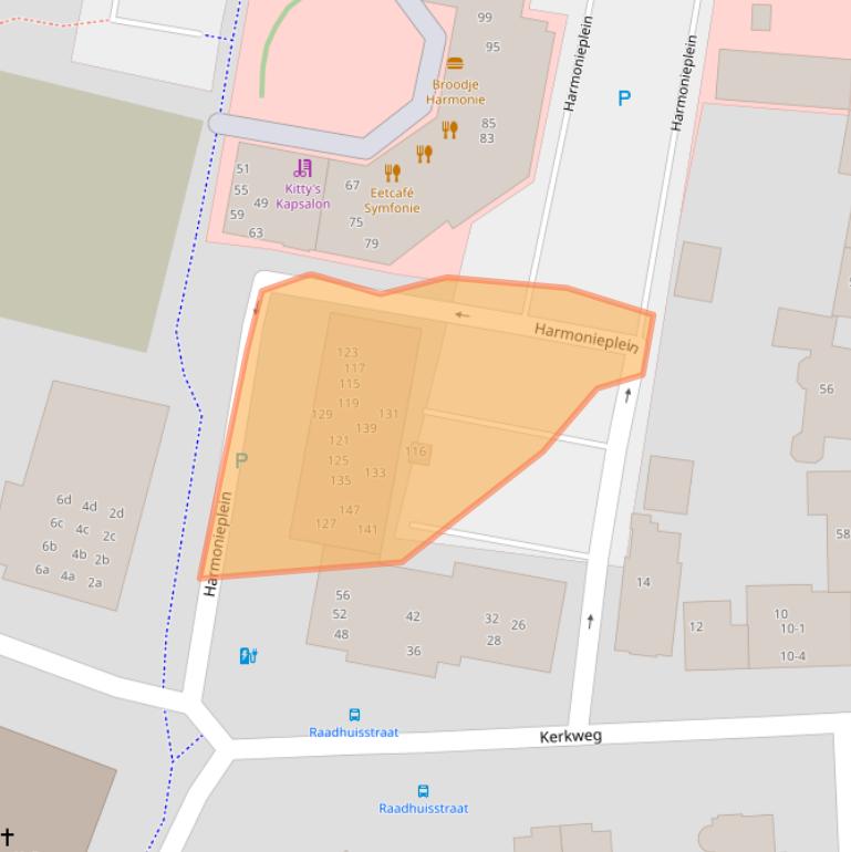 Kaart van postcodegebied 3603BS.