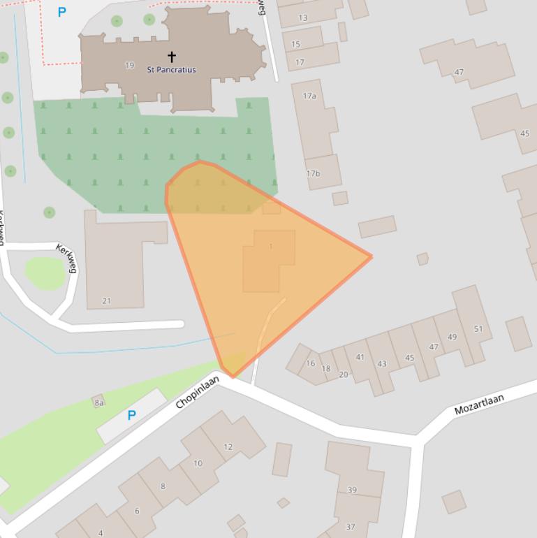 Kaart van postcodegebied 3603CG.