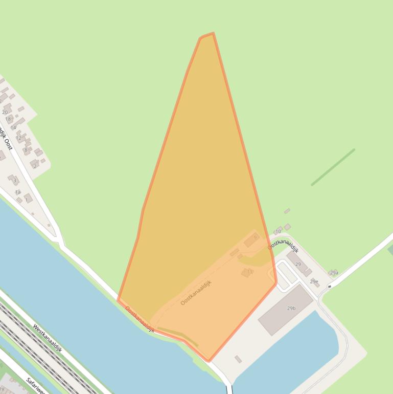 Kaart van postcodegebied 3603CX.