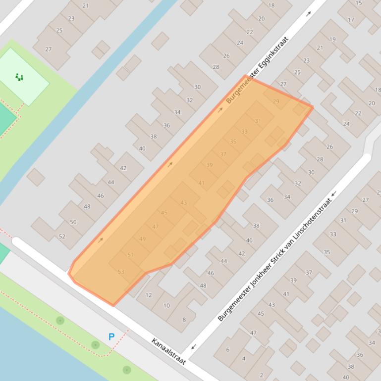 Kaart van postcodegebied 3604AP.