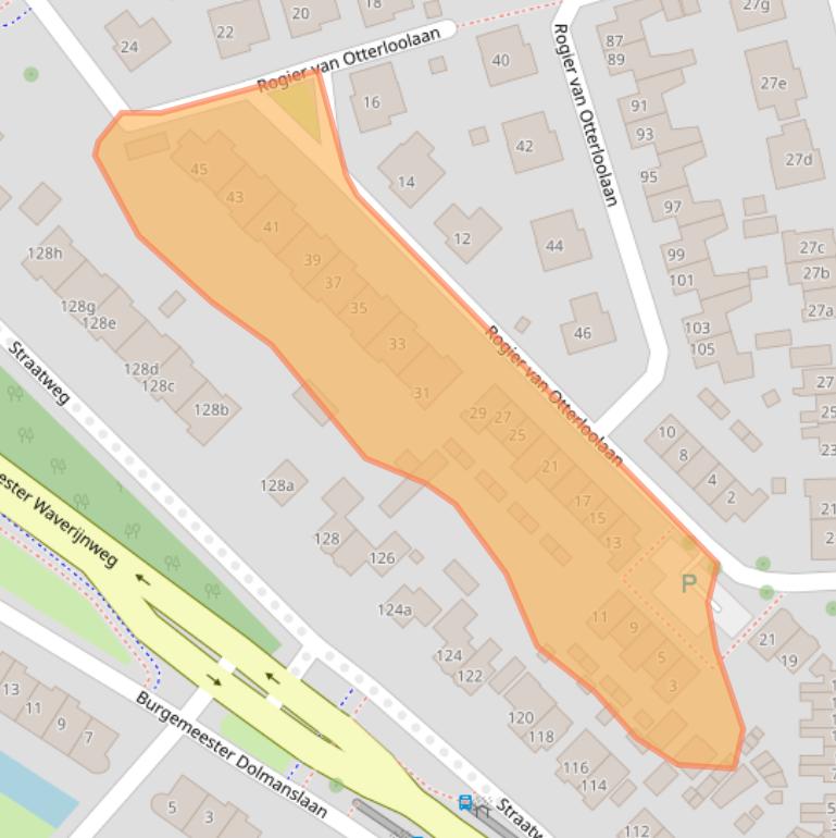 Kaart van postcodegebied 3604BE.