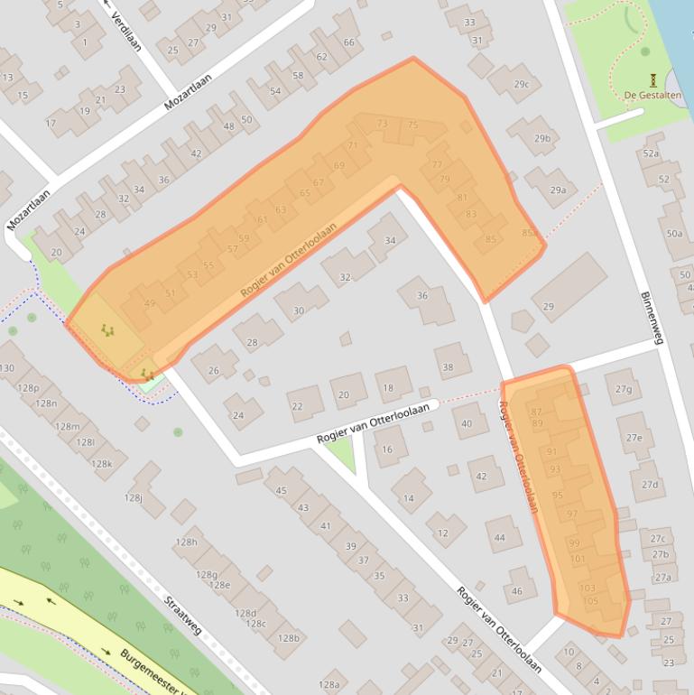 Kaart van postcodegebied 3604BG.