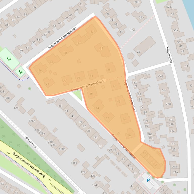 Kaart van postcodegebied 3604BH.