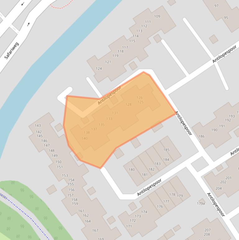 Kaart van postcodegebied 3605CJ.