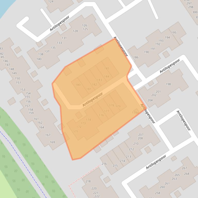 Kaart van postcodegebied 3605CM.