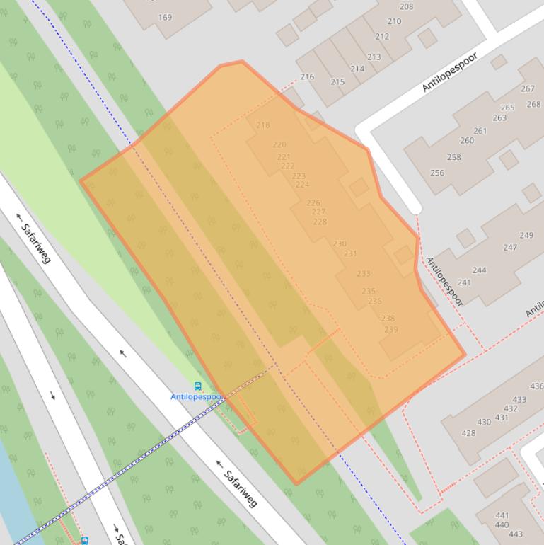 Kaart van postcodegebied 3605CR.