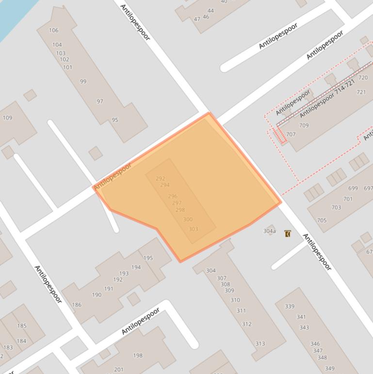 Kaart van postcodegebied 3605CW.