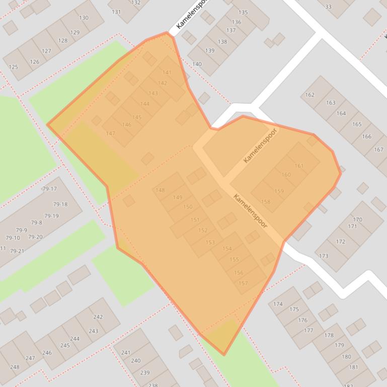 Kaart van postcodegebied 3605EH.