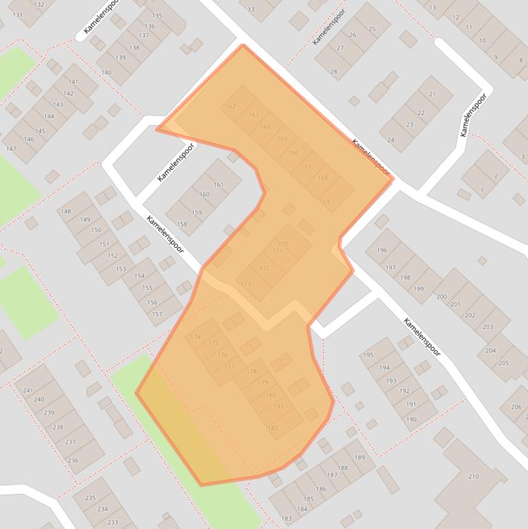 Kaart van postcodegebied 3605EJ.