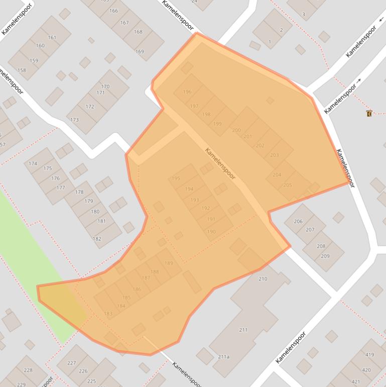 Kaart van postcodegebied 3605EK.