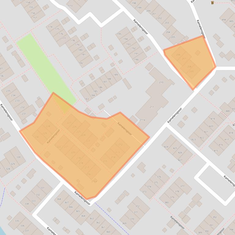 Kaart van postcodegebied 3605EL.