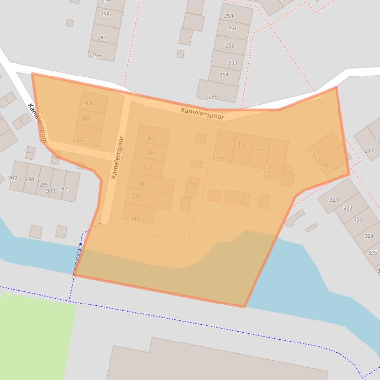 Kaart van postcodegebied 3605ET.