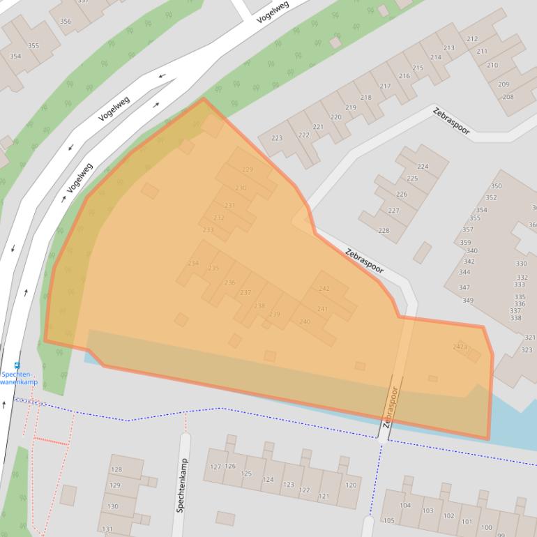 Kaart van postcodegebied 3605GN.