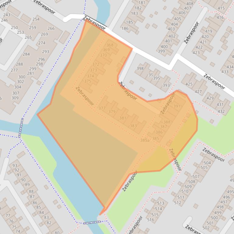 Kaart van postcodegebied 3605GV.