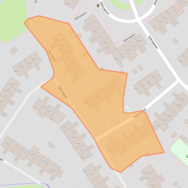 Kaart van postcodegebied 3605HB.