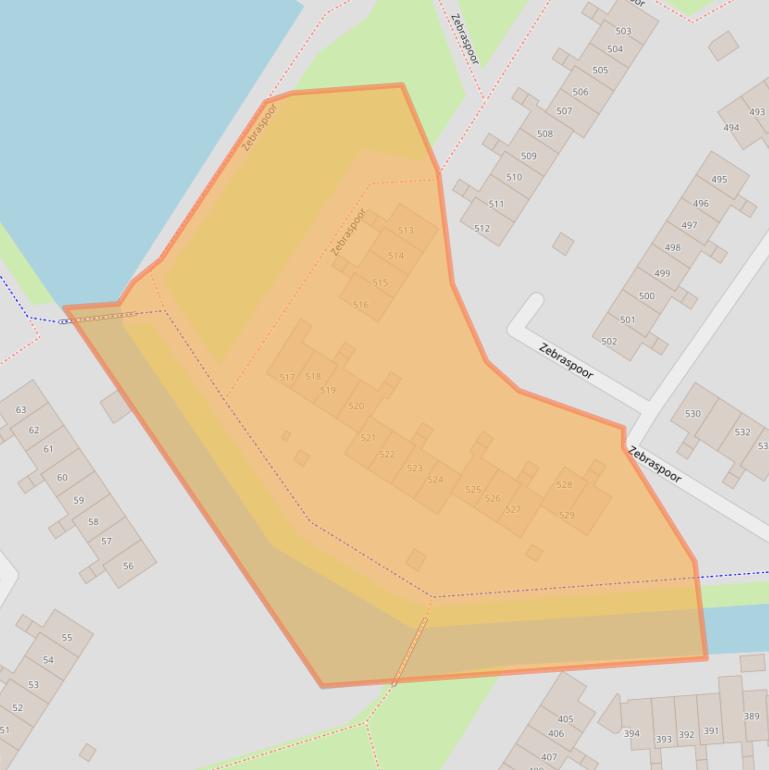 Kaart van postcodegebied 3605HD.