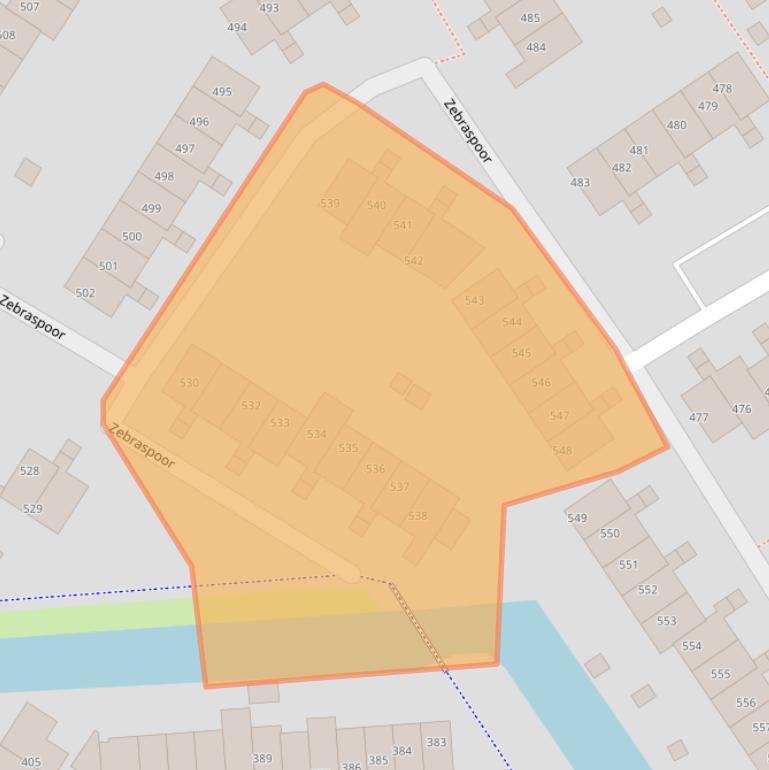 Kaart van postcodegebied 3605HE.