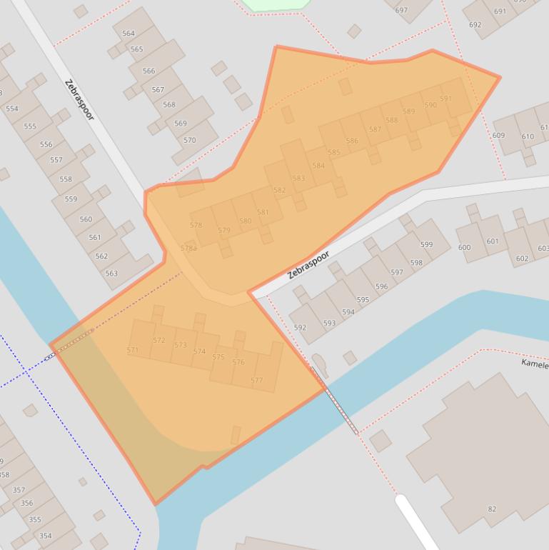 Kaart van postcodegebied 3605HH.