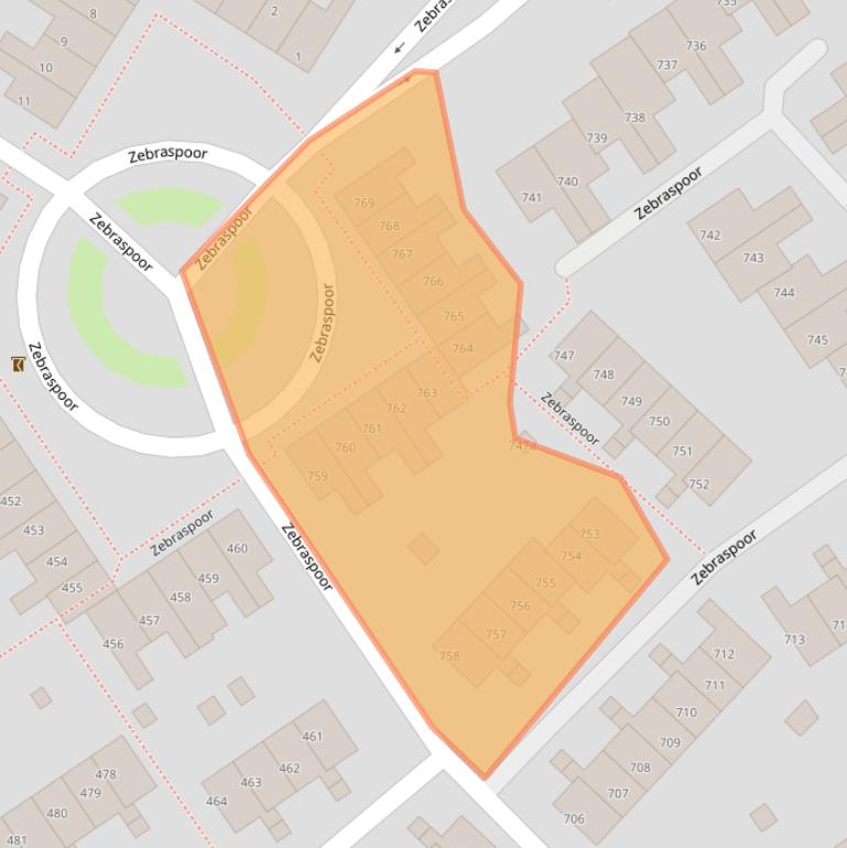 Kaart van postcodegebied 3605HT.