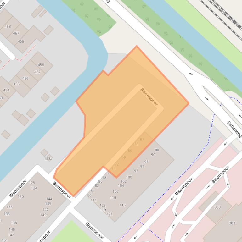 Kaart van postcodegebied 3605JC.