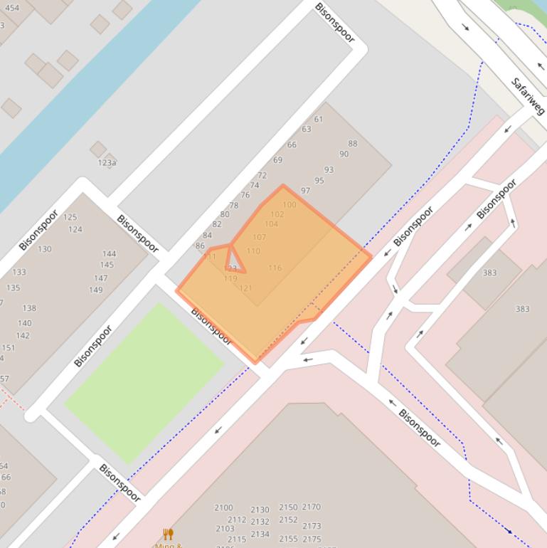 Kaart van postcodegebied 3605JE.