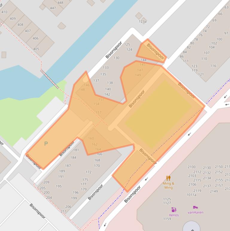 Kaart van postcodegebied 3605JH.