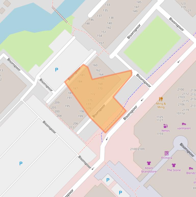 Kaart van postcodegebied 3605JJ.