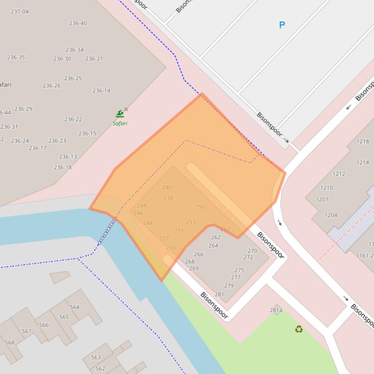 Kaart van postcodegebied 3605JN.