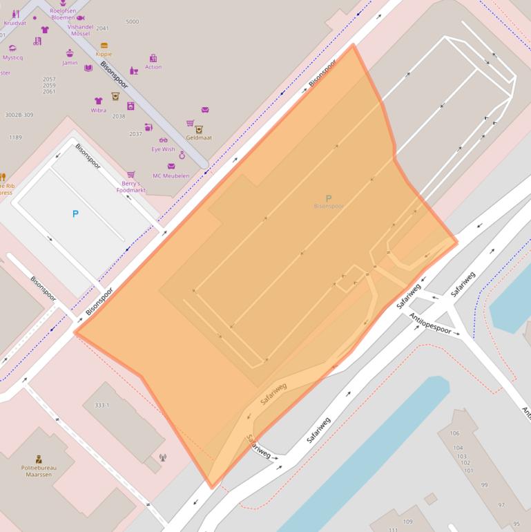 Kaart van postcodegebied 3605JW.