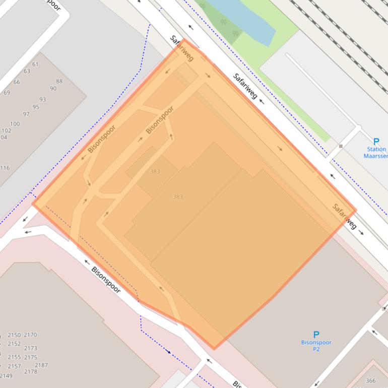 Kaart van postcodegebied 3605JZ.