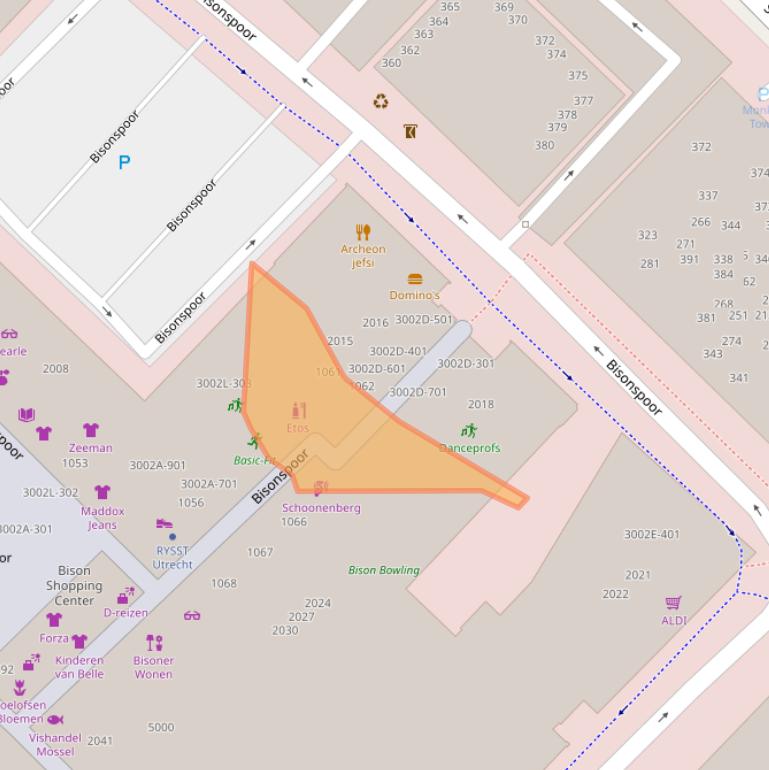 Kaart van postcodegebied 3605KH.