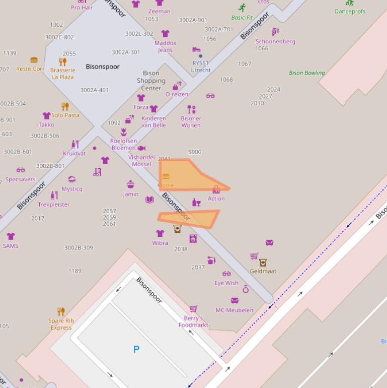 Kaart van postcodegebied 3605KL.