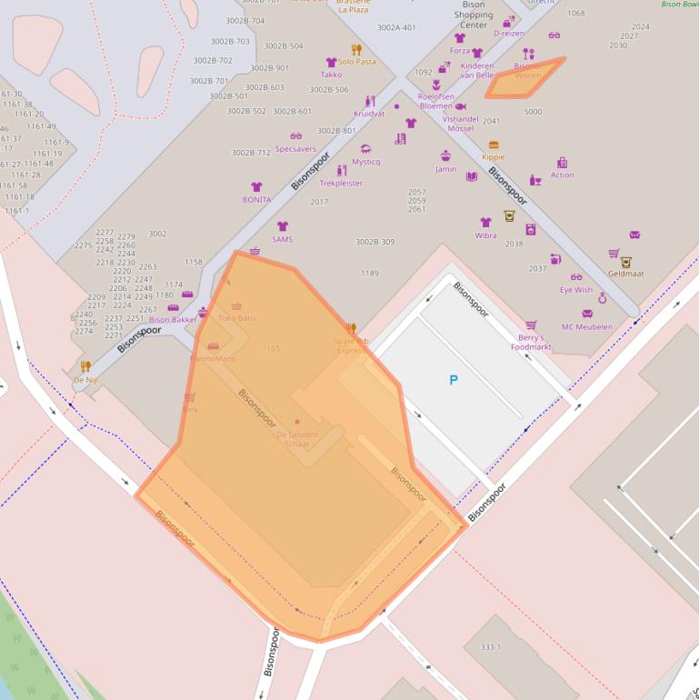 Kaart van postcodegebied 3605KP.