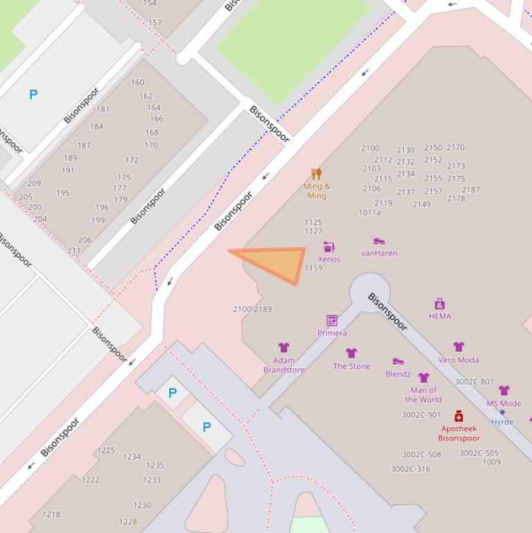 Kaart van postcodegebied 3605KW.