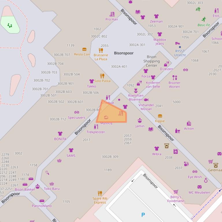 Kaart van postcodegebied 3605LA.