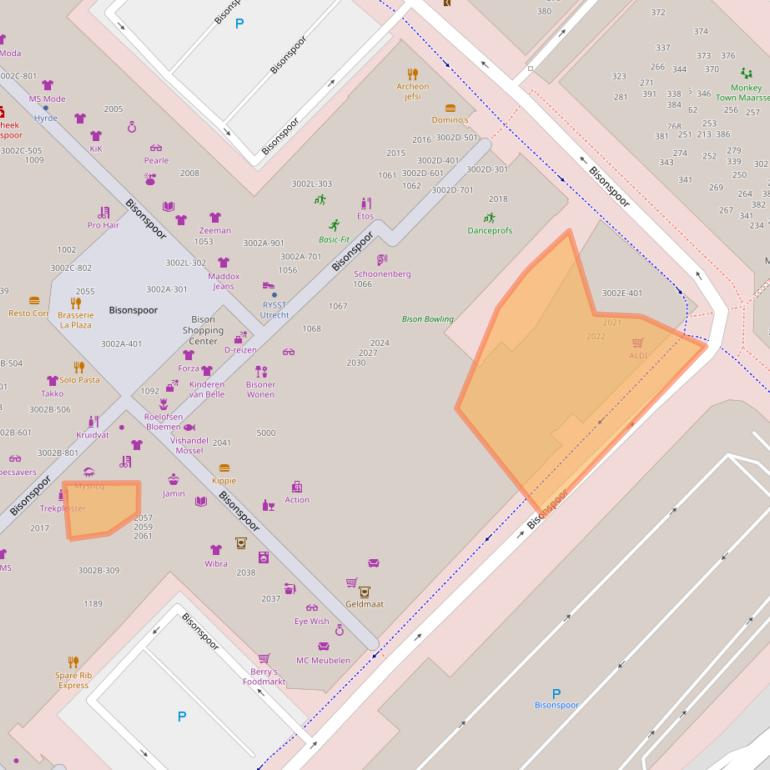 Kaart van postcodegebied 3605LB.