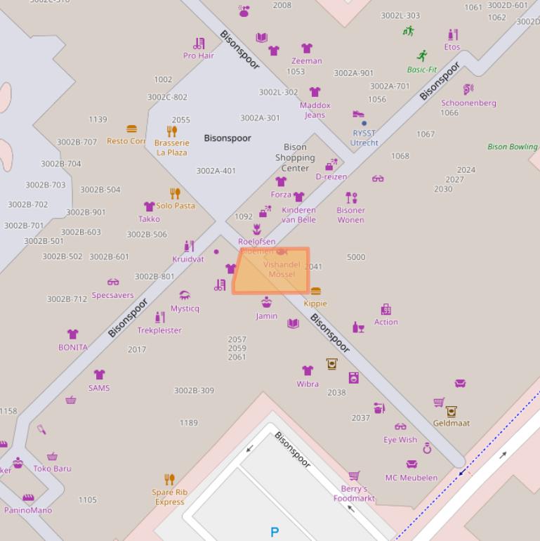 Kaart van postcodegebied 3605LE.