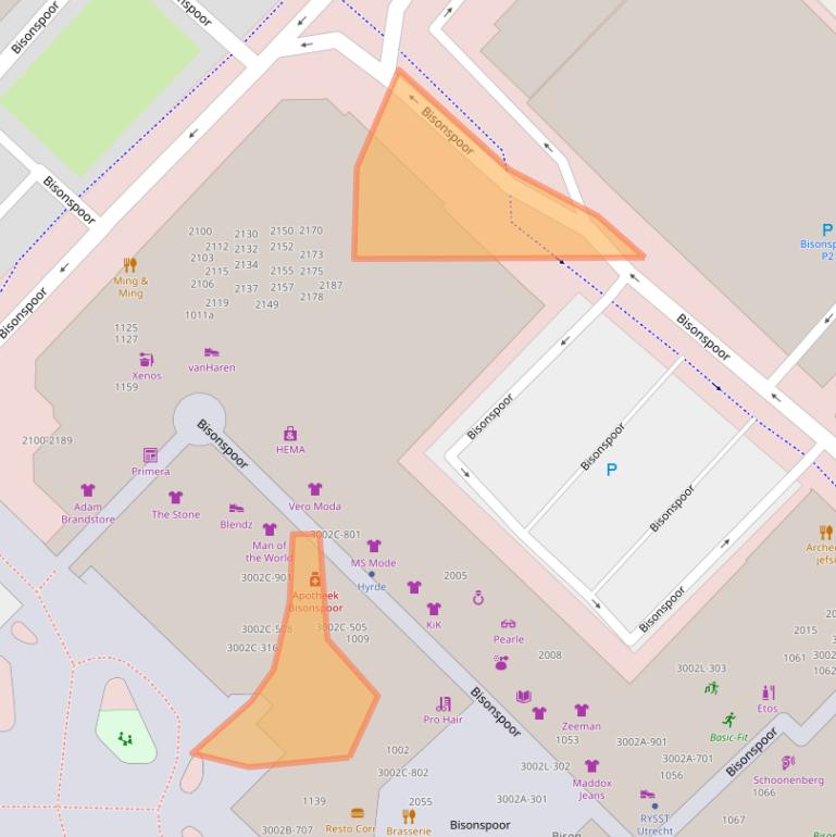 Kaart van postcodegebied 3605LL.