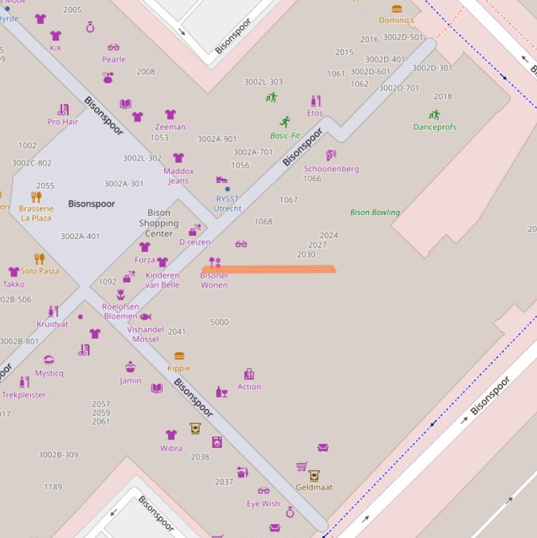 Kaart van postcodegebied 3605LX.