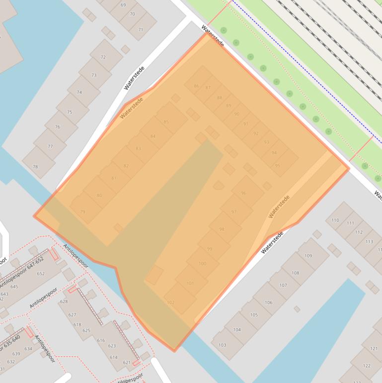 Kaart van postcodegebied 3605ND.