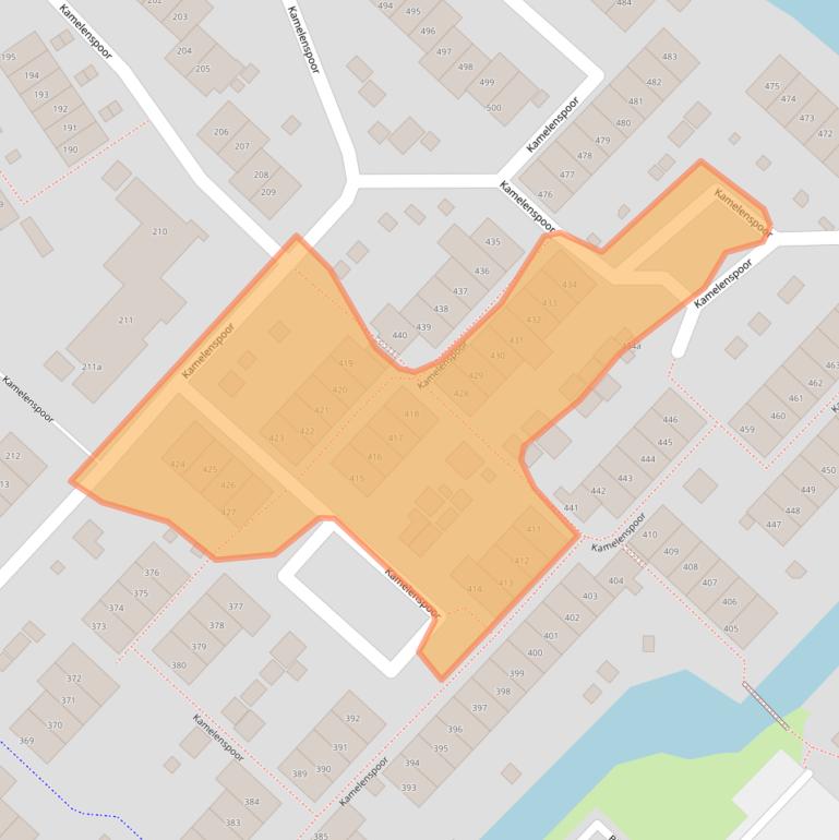 Kaart van postcodegebied 3605TE.