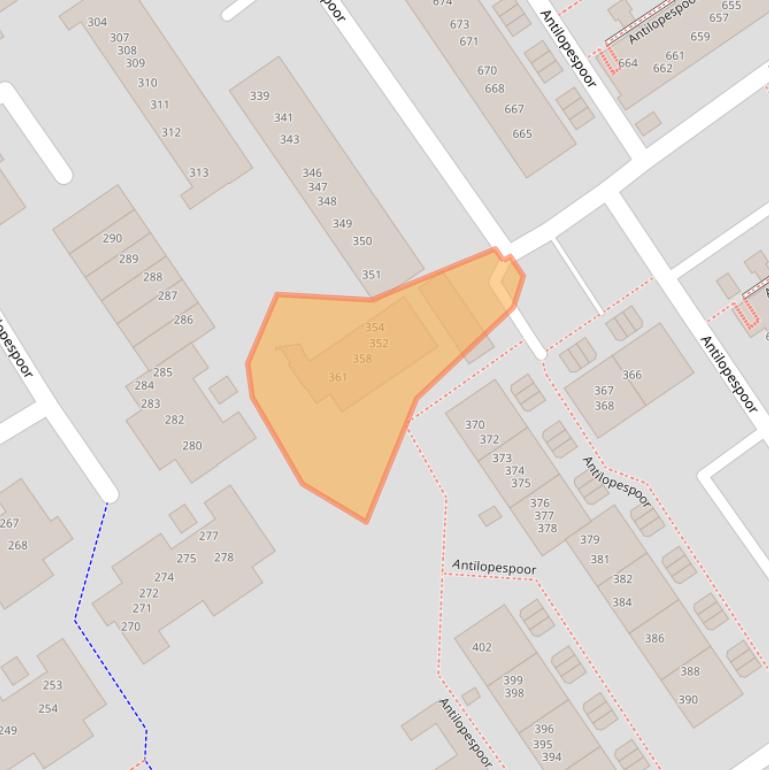 Kaart van postcodegebied 3605VC.