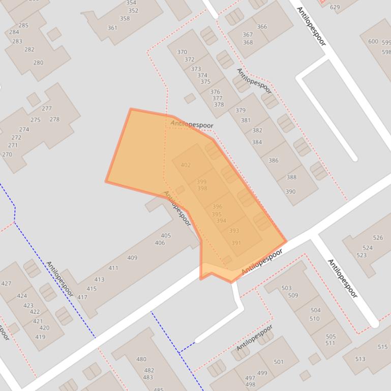 Kaart van postcodegebied 3605VG.