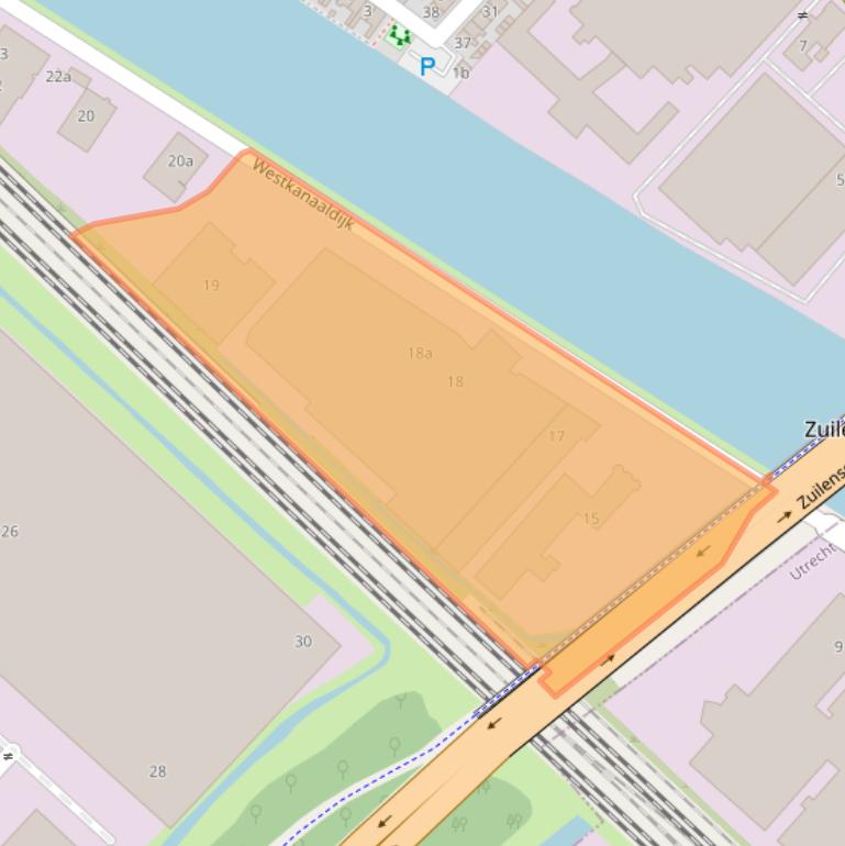 Kaart van postcodegebied 3606AL.