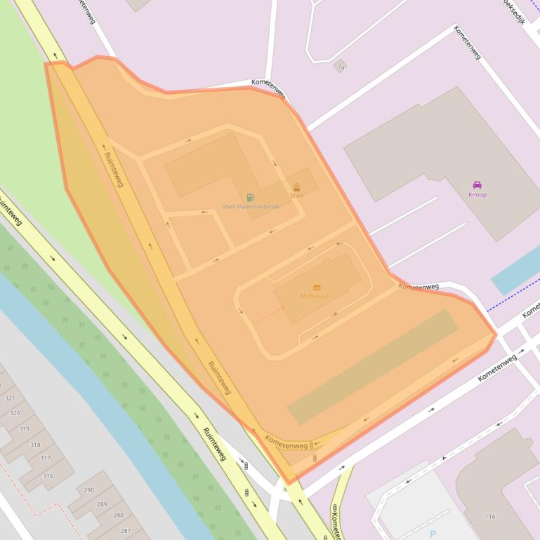 Kaart van postcodegebied 3606BB.