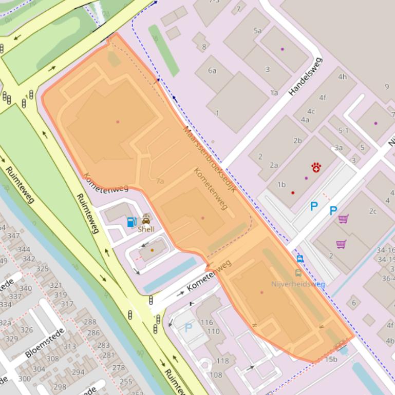 Kaart van postcodegebied 3606BD.