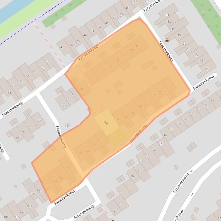 Kaart van postcodegebied 3607CD.